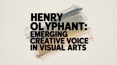 Henry Olyphant Emerging Creative Voice in Visual Arts