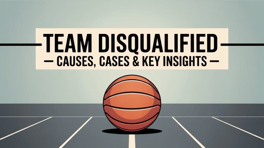Team Disqualified – Causes, Cases & Key Insights
