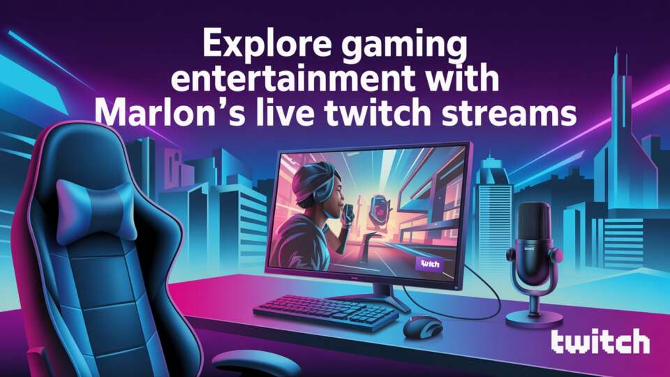 Explore Gaming Entertainment with Marlon’s Live Twitch Streams