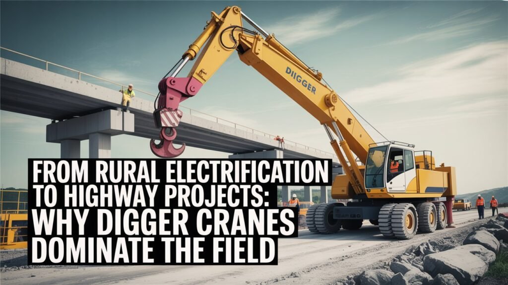From Rural Electrification to Highway Projects Why Digger Cranes Dominate the Field