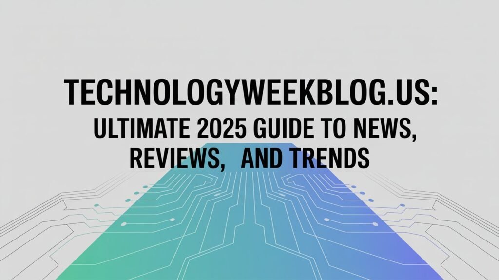 TechnologyWeekBlog.us Ultimate 2025 Guide to News, Reviews, and Trends