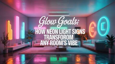 Glow Goals How Neon Light Signs Transform Any Room’s Vibe