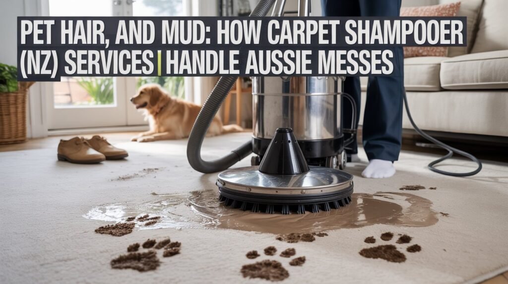 Pet Hair, and Mud: How Carpet Shampooer (NZ) Services Handle Aussie Messes Pet Hair, and Mud How Carpet Shampooer (NZ) Services Handle Aussie Messes