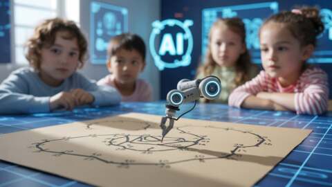 The Rise of Robots Dot to Dot Nattapong Where Art, AI, and Education Unite