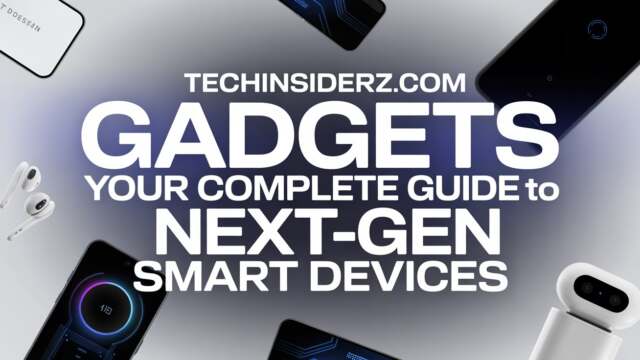 Techinsiderz.com Gadgets Your Complete Guide to Next-Gen Smart Devices