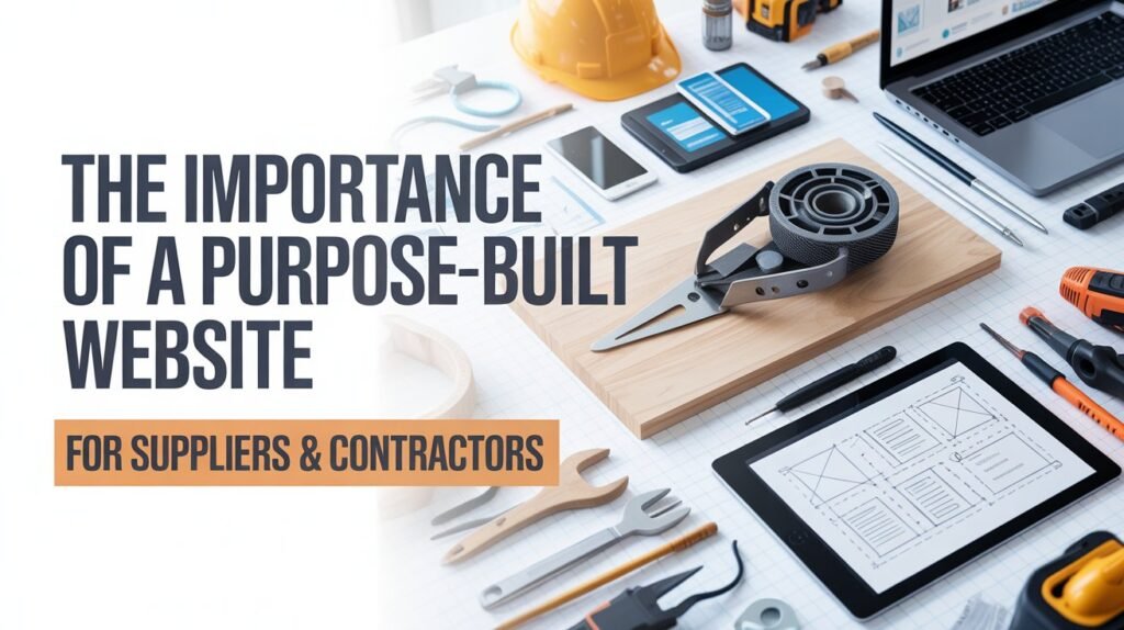 The Importance of a Purpose-Built Website for Suppliers & Contractors The Importance of a Purpose-Built Website for Suppliers & Contractors