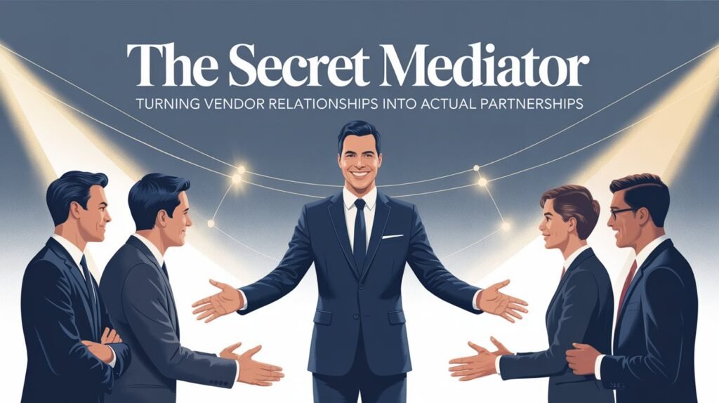 The Secret Mediator Turning Vendor Relationships Into Actual Partnerships The Secret Mediator Turning Vendor Relationships Into Actual Partnerships