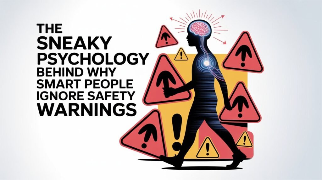 The Sneaky Psychology Behind Why Smart People Ignore Safety Warnings The Sneaky Psychology Behind Why Smart People Ignore Safety Warnings