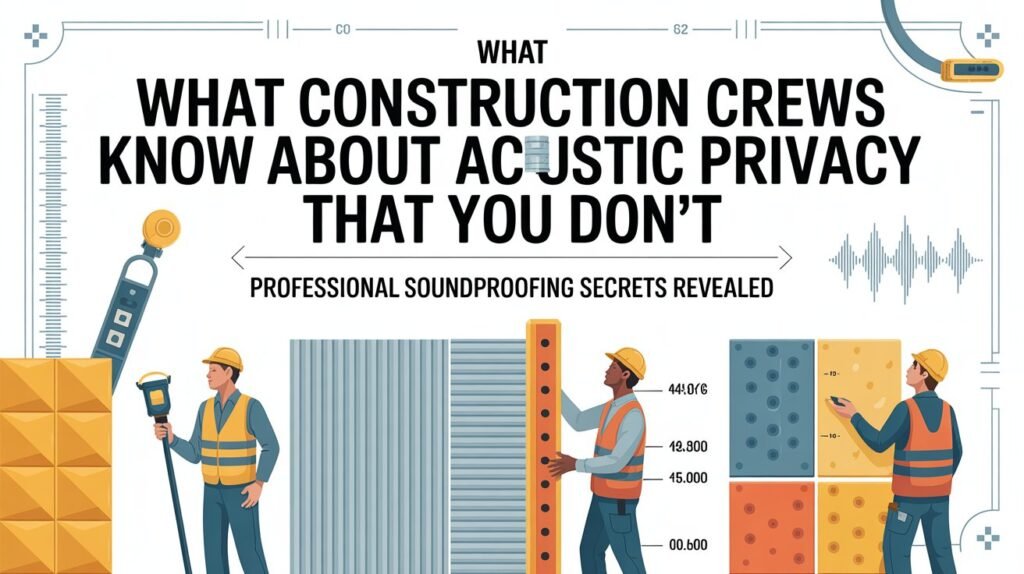 What Construction Crews Know About Acoustic Privacy That You Don’t What Construction Crews Know About Acoustic Privacy That You Don't