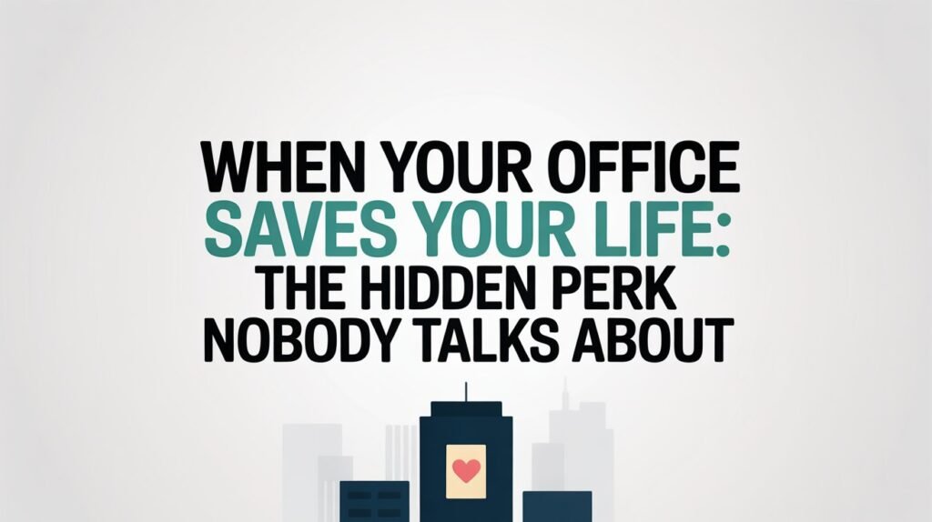 When Your Office Saves Your Life: The Hidden Perk Nobody Talks About When Your Office Saves Your Life The Hidden Perk Nobody Talks About