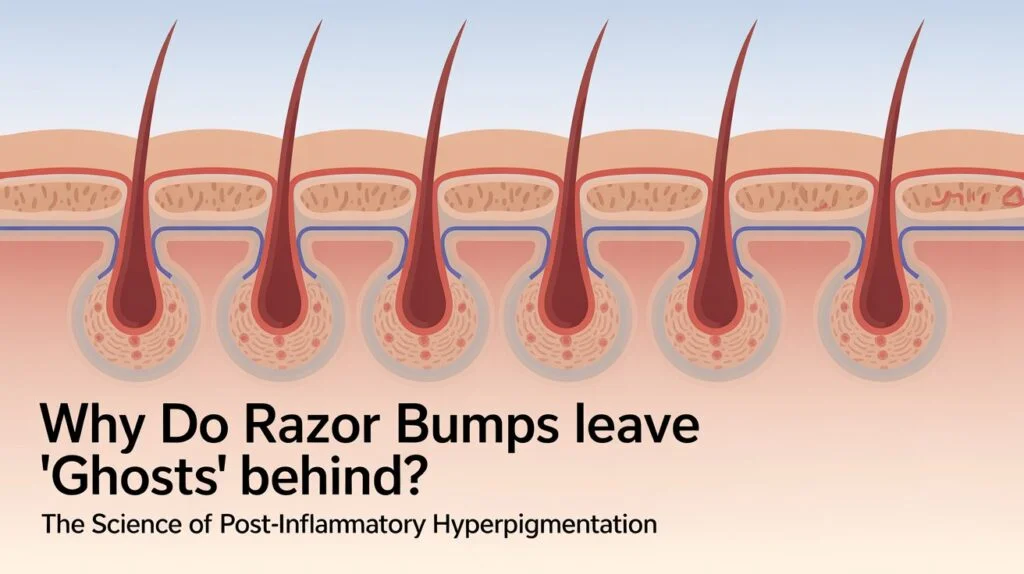 Why Do Razor Bumps Leave ‘Ghosts’ Behind? The Science of Post-Inflammatory Hyperpigmentation Why Do Razor Bumps Leave 'Ghosts' Behind The Science of Post-Inflammatory Hyperpigmentation