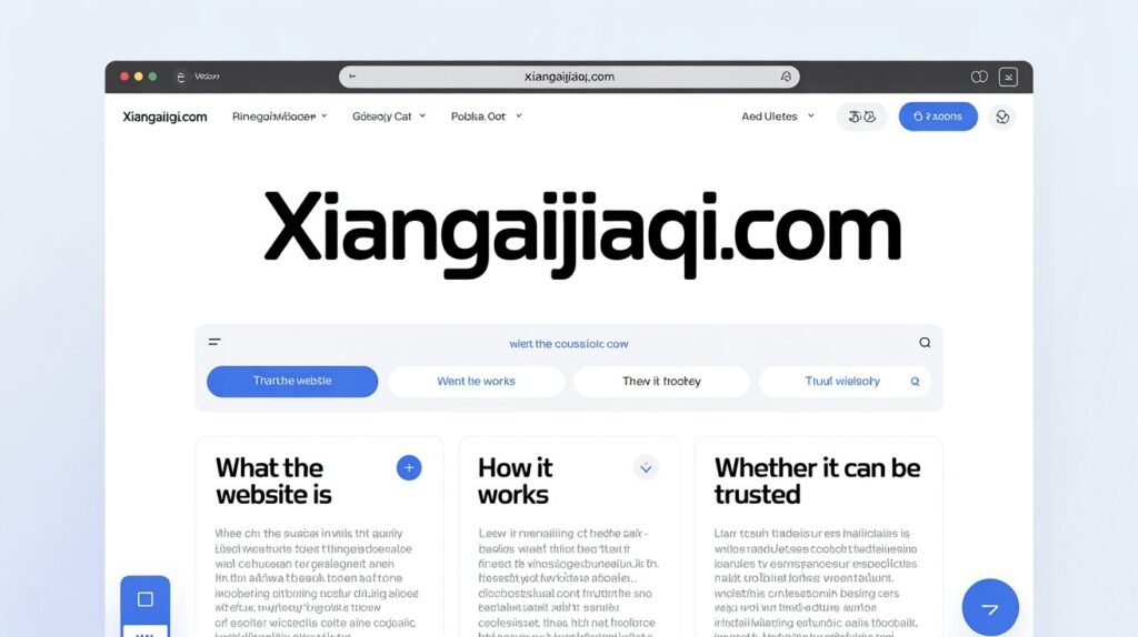 Xiangaijiaqi.com Explained What the Website Is, How It Works, and Whether It Can Be Trusted
