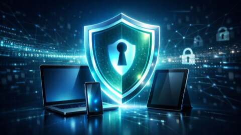 Antivirus and digital security protection concept for Kaspersky software